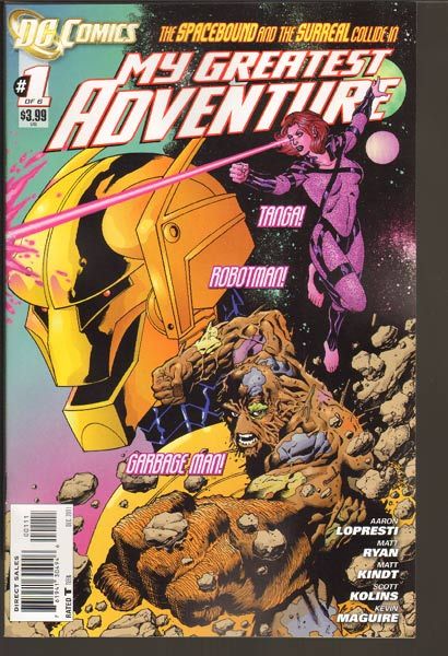   ADVENTURE #1 FIRST PRINT DC COMICS THE NEW 52 GARBAGE MAN TANGA  