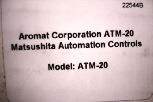 ATM 20 AROMAT ATM20 (2) AROMAT OPERATOR TERMINAL  