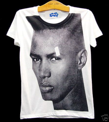 GRACE JONES 80s SuperModel Disco Punk Rock T Shirt S  