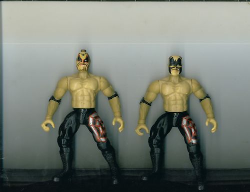 1997 JAKKS PACIFIC ROAD WARRIORS ANIMAL AND HAWK  