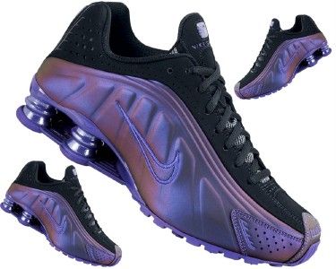 NIKE SHOX R4 LE RUNNING CLUB PURPLE /BLK WMNS SIZEs NEW  