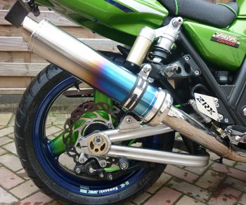 ZRX1200 (ALL) ZRX COLOURED TITANIUM MOTO GP XL BOLT ON EXHAUST 