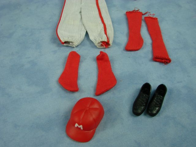 Vintage Ken Doll Clothes Barbie Mattel Football Baseball Accessories 