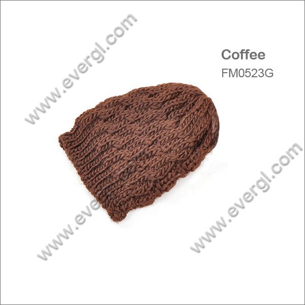 COLORS WOMENS KNIT CROCHET WINTER BEANIE HAT CAP FM0523  