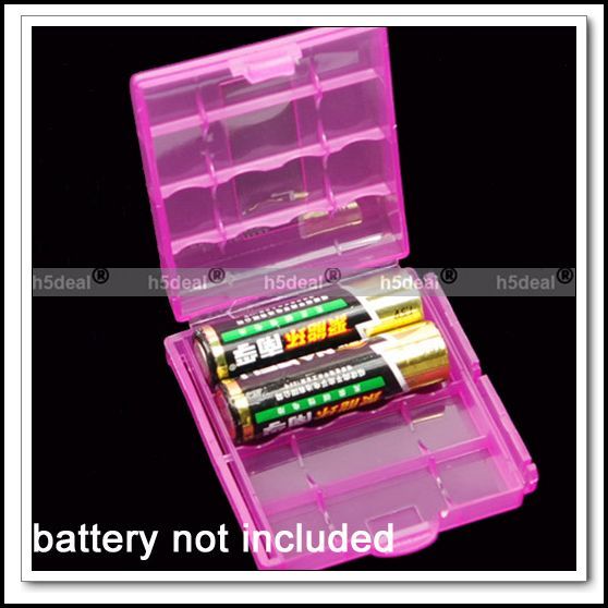 Hard Plastic Case Holder Storage Box AA AAA Battery  