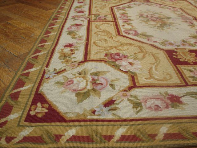 4X6 FRENCH DESIGN NEEDLEPOINT RUG  