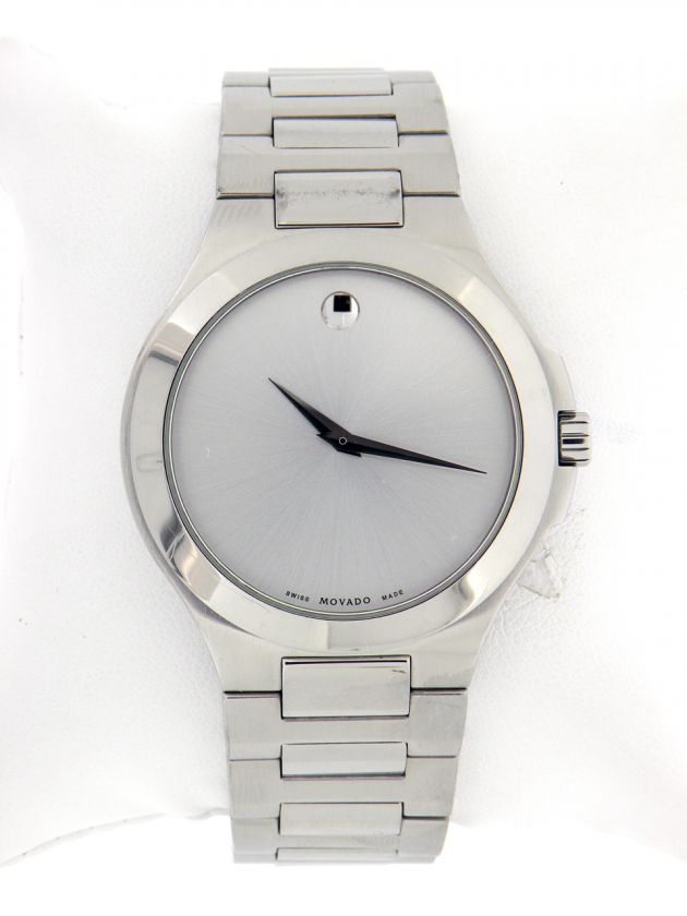 Movado Stainless Steel Mans Watch 40mm Ref 01.1.14.1032  