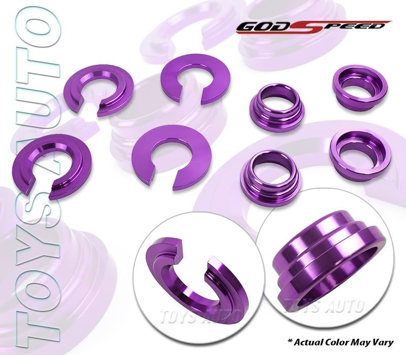 GSP SUBFRAME BUSHING COLLARS S13 S14 Z32 SILVIA PURPLE  