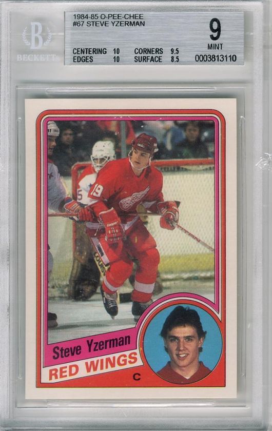 Steve Yzerman 1984/85 OPC RC **BGS 9** w/2 10s  