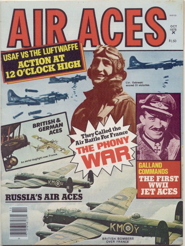 AIR ACES Magazine WWII JET ACES 12 OClock High 1978  