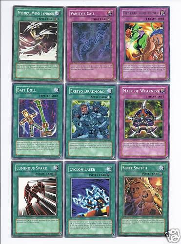 Lot Yu Gi Oh Card Trap Spell Destruction Mask Power New  