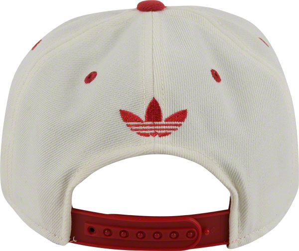 Alabama Crimson Tide adidas White Crown Snapback Hat  