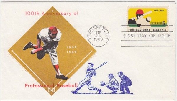 1381 Professional Baseball Jackson Chickering Overseas Mailer cachet 