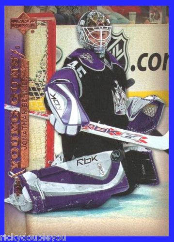 07 08 Upper Deck Jonathan Bernier Young Guns RC #223  