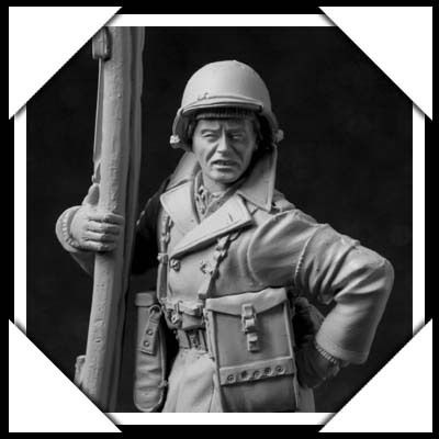 Resin Model Kit 1/16 U.S.STRETCHER BEARER ARDENNES 1944  