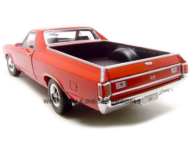 1970 CHEVROLET EL CAMINO SS RED 118 DIECAST MODEL  