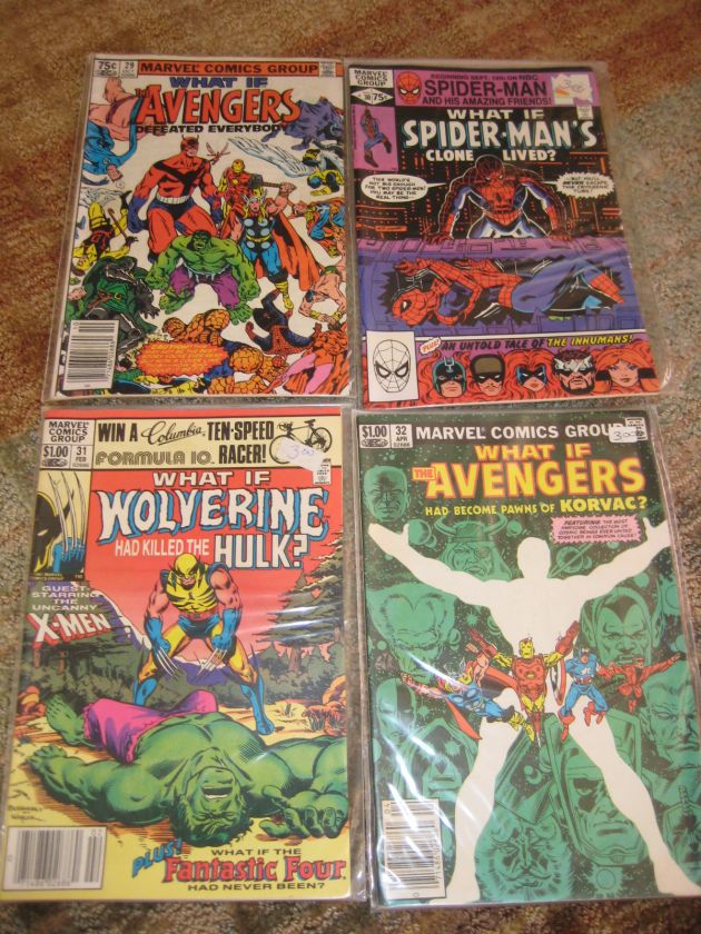 WHAT IF#1 47 LOT 1977 MARVEL COMICS COMPLETE RUN  