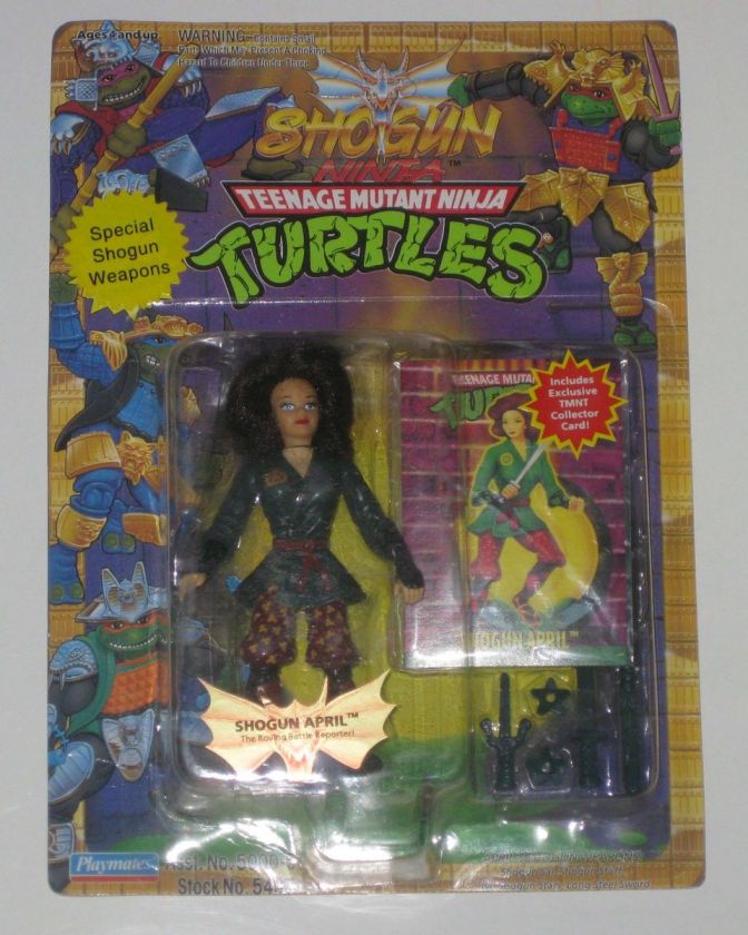   TEENAGE MUTANT NINJA TURTLES SHOGUN APRIL ONEIL ACTION FIGURE SEALED