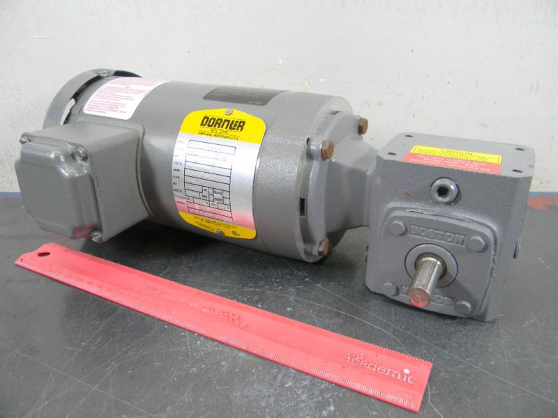 BALDOR DORNER GEAR MOTOR ELECTRIC MOTOR 3PH 208/230 460  