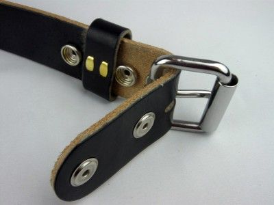 LEATHER WORK BELT_AMISH HANDMADE_BELTS_MENS_1 1/2  