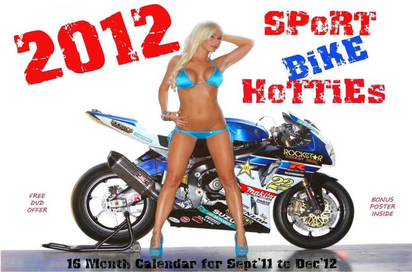   HOTTIES CALENDAR gxsr r1 r6 cbr hayabusa 600 1000 yamaha suzuki  