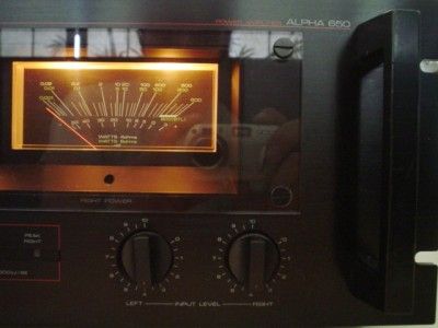 NIKKO Alpha 650 Power Amplifier 300w/ch@8Ohms Parts Repair Only  