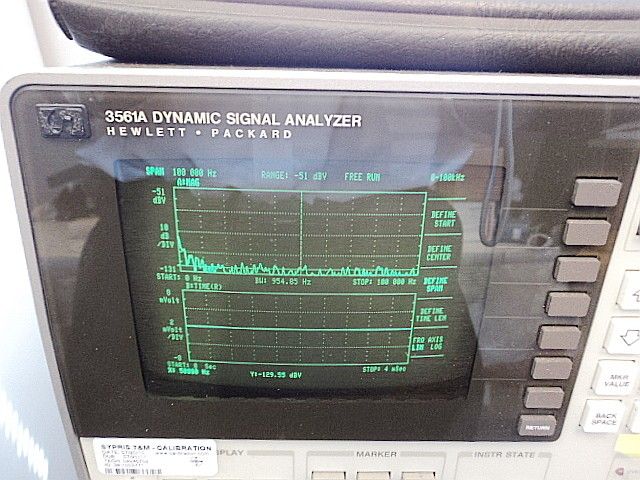 HP(HEWLETT PACKARD) 3561A DYNAMIC SIGNAL ANALYZER  