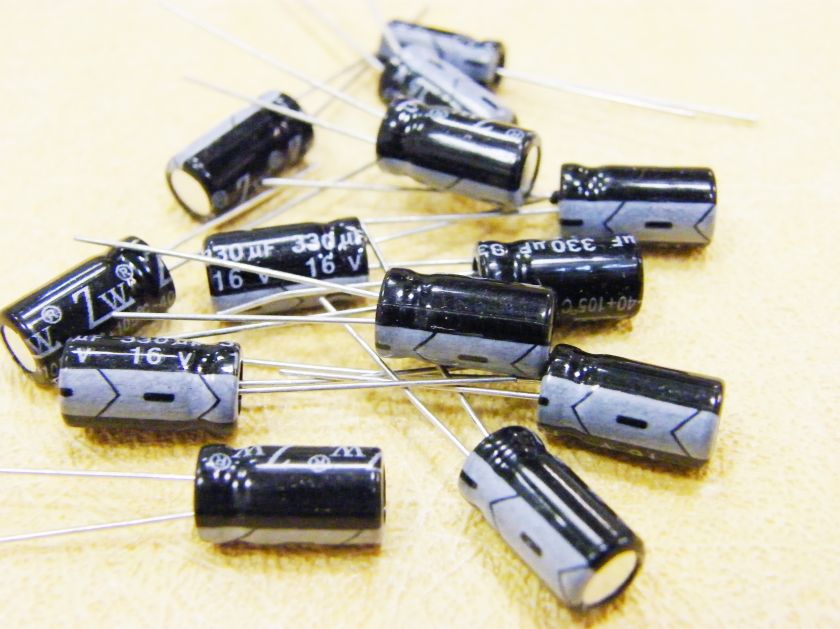 10pcs 470uF 25V Electrolytic Capacitor 8x12mm Radial  