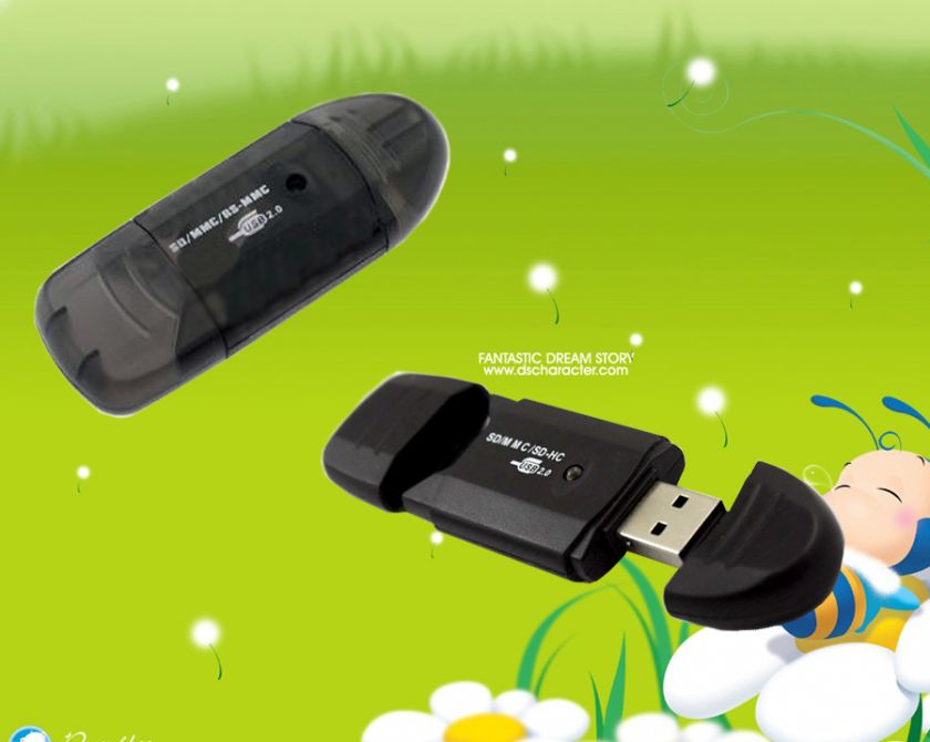 USB Memory Card Flash Pen Stick Reader SD MMC RS MMC  