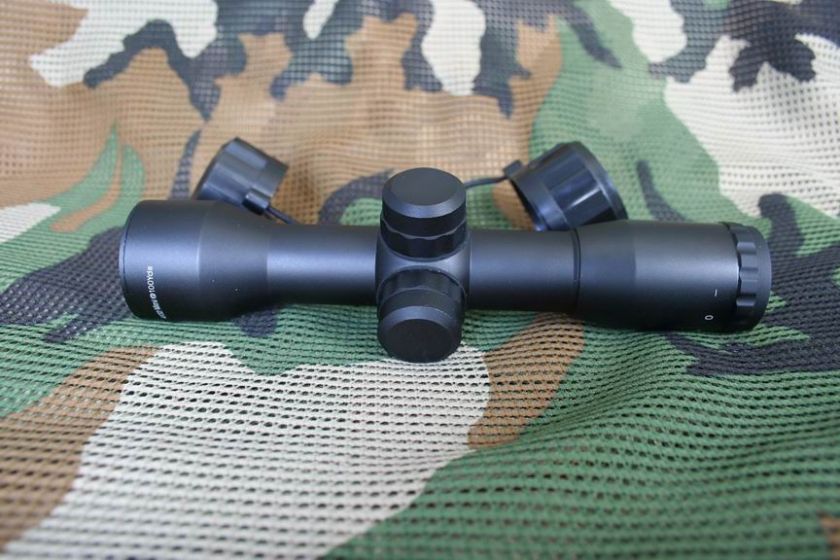 LEAPERS 4X32 Mil dot Mini size Range Estimating Rifle Scope w/ring