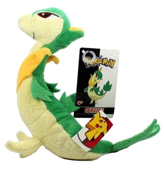 Pokemon Mini B&W Plush 7 Servine *New*  