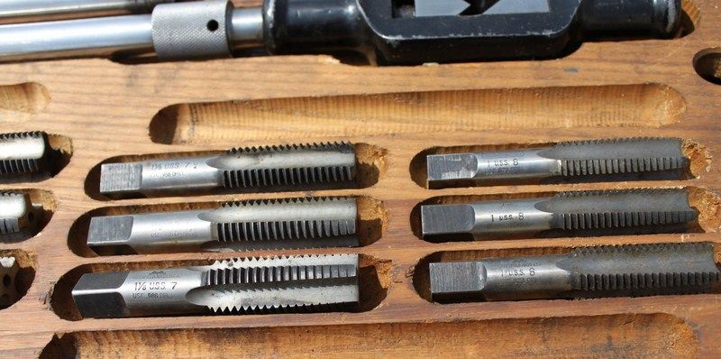 Huge Greenfield Little Giant Tap & Die Set PipeThread  