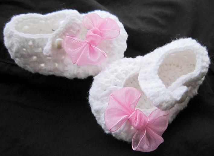 newborn baby /reborn doll Mary Jane bow Shoes booties  