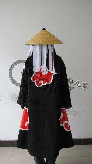 Naruto AKATSUKI Cosplay Pein Itachi tobi coat sasuke sasori cloack 