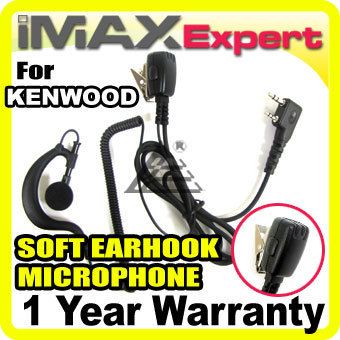 Earpiece Headset Mic ft KENWOOD TK260 TK360 TK270 TK370 TK272 TK372 