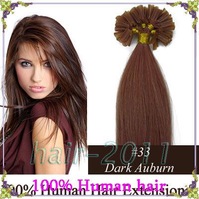 Straight Remy Pre Stick tipped Human Hair Extensions100s 3 size&8 