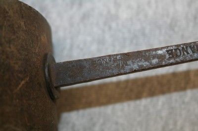   FRENCH FRANCE FENCING SWORD SIGNED G.S 5 WOOD HILT 38 SUN MARK  