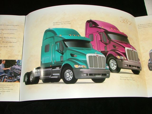 Model 387 Peterbilt Truck Tractor Sales Brochure +  