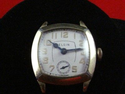 VINTAGE ELGIN 17J WRISTWATCH CALIBER 487 FROM 1928  