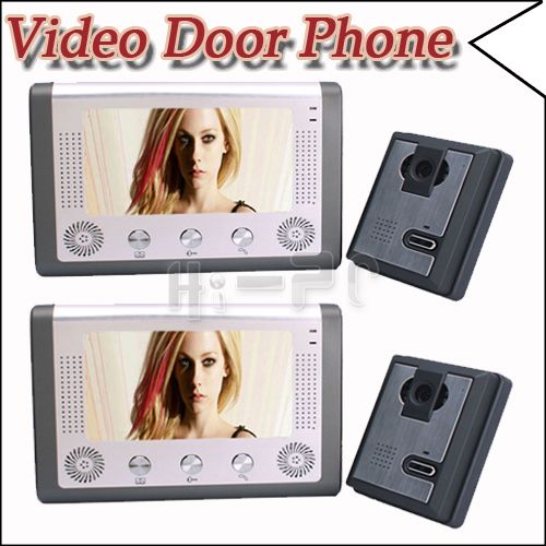 LCD Color IR 1/4 Cmos CCD Video Door Phone Intercom  