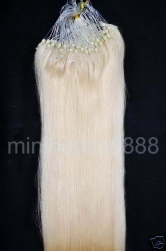 100S 20 Loop/Micro Rings Hair Extensions #613,50g  