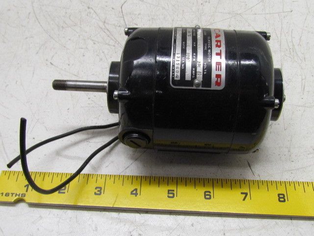 Carter 1/10 HP Classic Electric Motor 6000rpm KCUA6010B 230 Volt AC/DC 