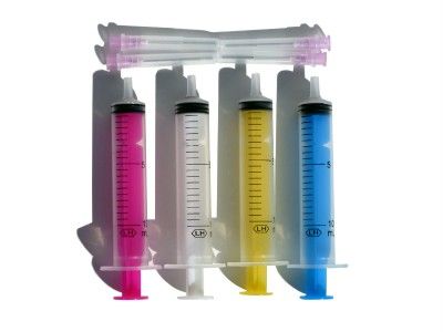 Color Syringes Refill Ink Tools for Refill Ink Cartridges  