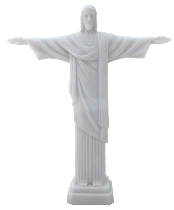 CHRIST THE REDEEMER STATUE Jesus Art Deco Sculpture Rio de Janeiro 