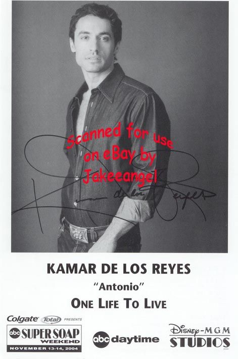 Super Soap Weekend 04 OLTL Kamar Antonio Vega Photo New  