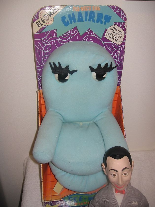 PEE WEE HERMAN DOLL VHS TAPE & PEE WEES PAL CHAIRRY  