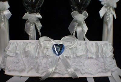 candy Wedding Cake topper Lot Glasses knife B  