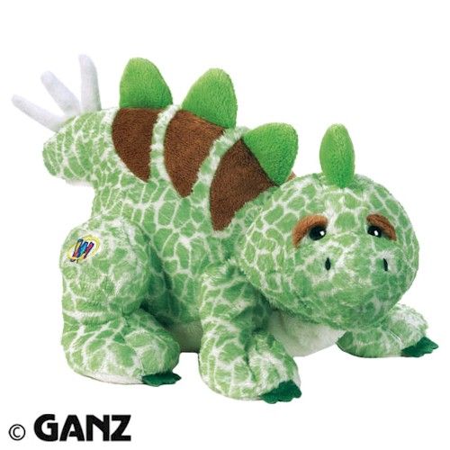 WEBKINZ STEGOSAURUS WEBKINS DINOSAUR NEW CODE S/H FREE  