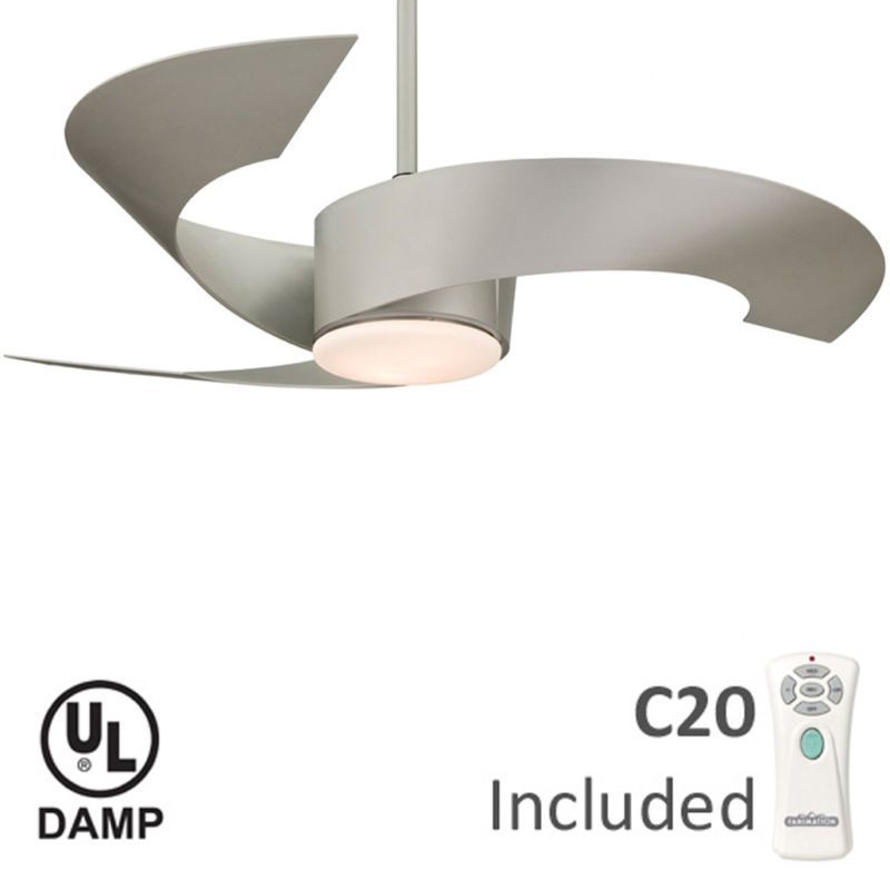 NEW FANIMATION 52 TORTO METRO GRAY MODERN CEILING FAN  