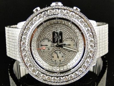   NEW BREITLING SUPER AVENGER VS DIAMOND WATCH CUSTOM FULLY ICED  